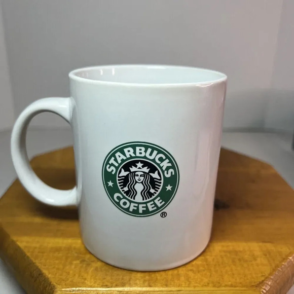Starbucks Other - STARBUCKS  2009 MEDIUM‎  4" COFFEE MUG 11 OZS   OLDER SIREN  LOGO BOTH SIDES